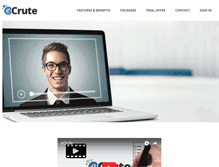 Tablet Screenshot of ecrute.com